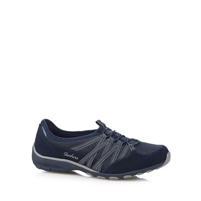Skechers Navy 'Conversations Holding' lace up trainers